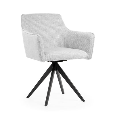 Mykonos Chair | Rotable With Black Legs