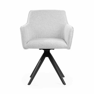 Design Stoel - Mykonos Chair - Rotable - Black Legs